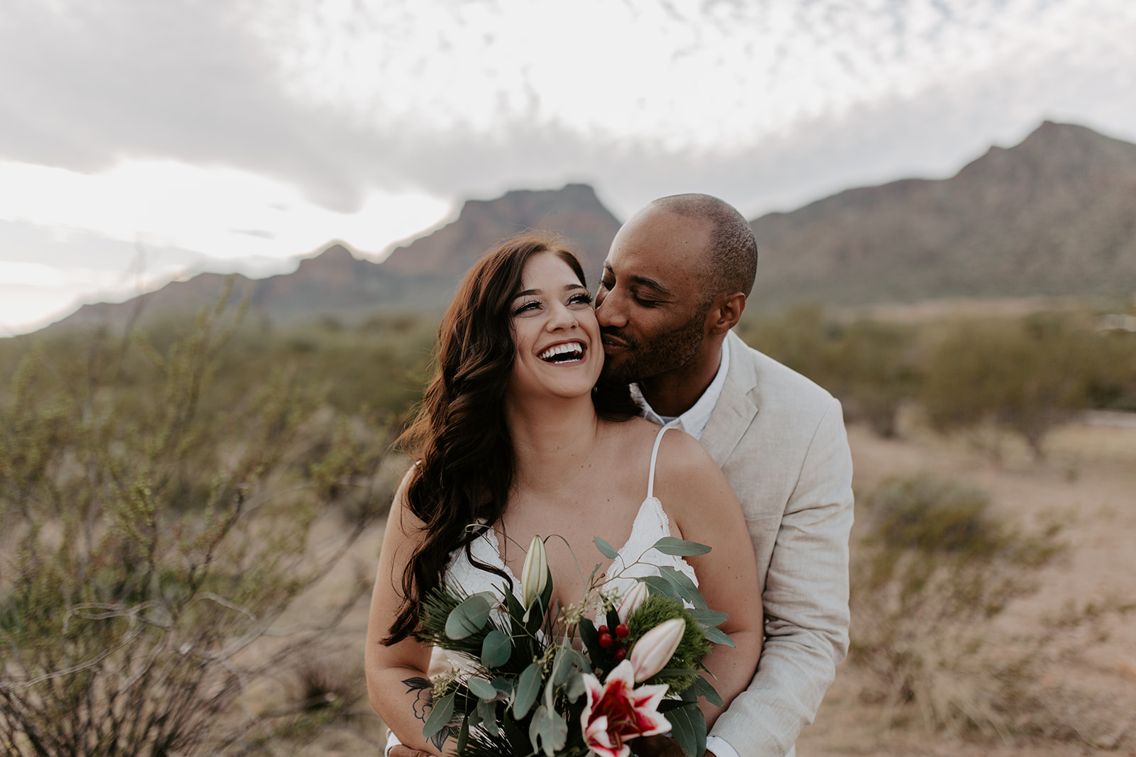 Arizona Winter Elopement in Saguaro Lake, Mesa AZ by Isabella Lusk, Arizona photographer. This blog post includes wedding details, bridal fashion, groom fashion, bride and groom portraits, wedding flowers, desert style wedding, cactus wedding infusion and tips for brides planning a wedding. Book your Arizona wedding and browse the blog for inspiration #photography #weddingplanning #weddingtips #weddingphotography #arizonaphotographer #mesaphotographer